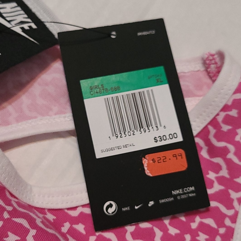 Nike Girls Racerback Tank - Picture 7 of 10